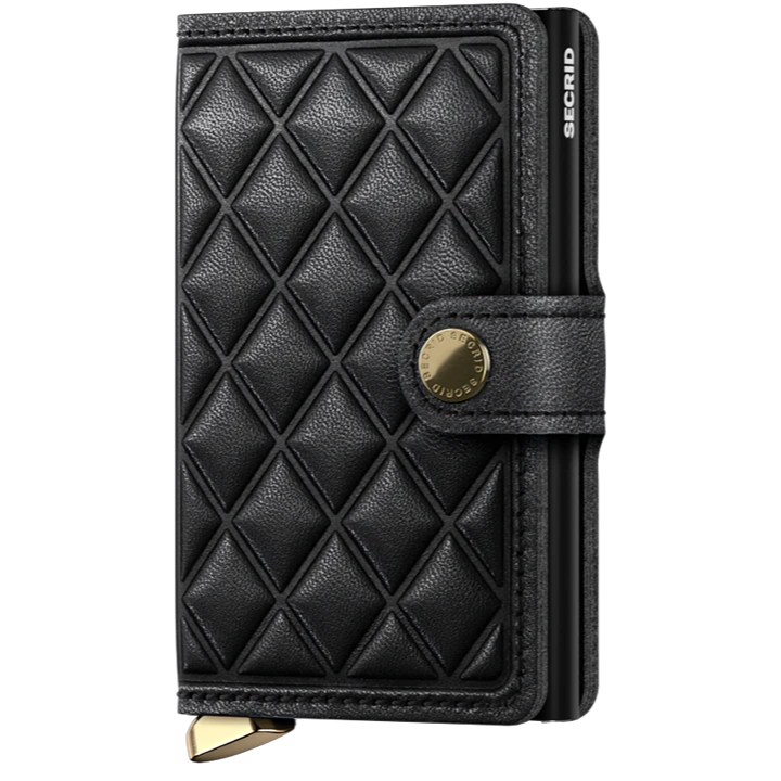 MINIWALLET EMBOSS DIAMOND - BLK